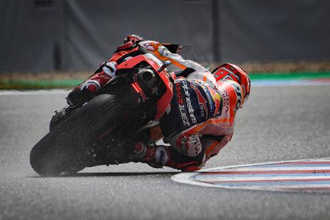 Brno MotoGP: Marquez destroys the opposition in half wet, half dry qualifying