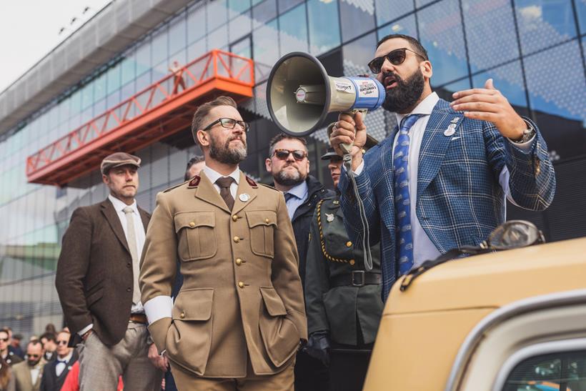 Distinguished Gentleman's Ride founder Mark Hawwa (right)