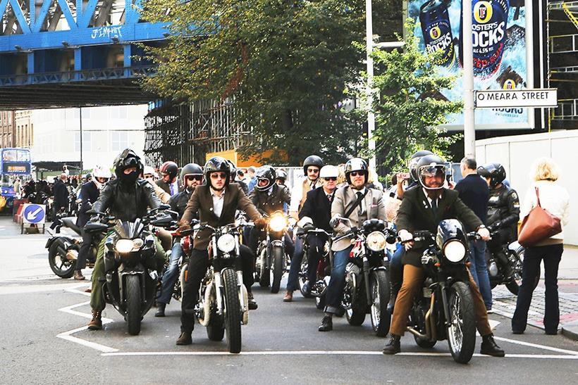 Distinguished Gentleman's Ride 2016 riders line up