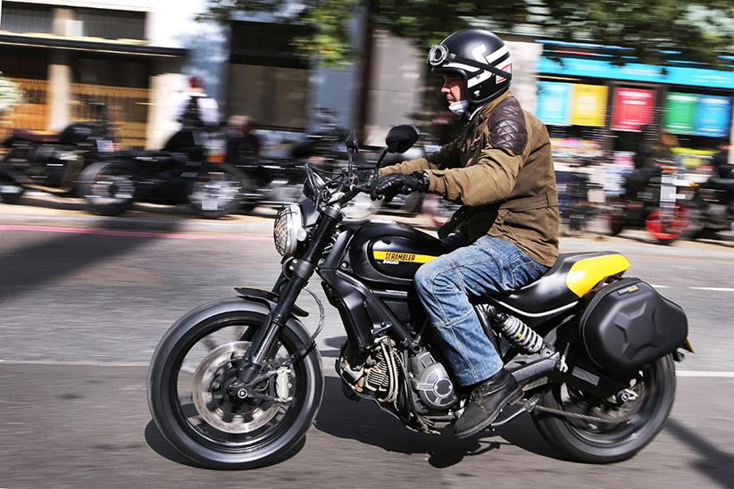 MCN's Simon Brown at Distinguished Gentleman's Ride 2013