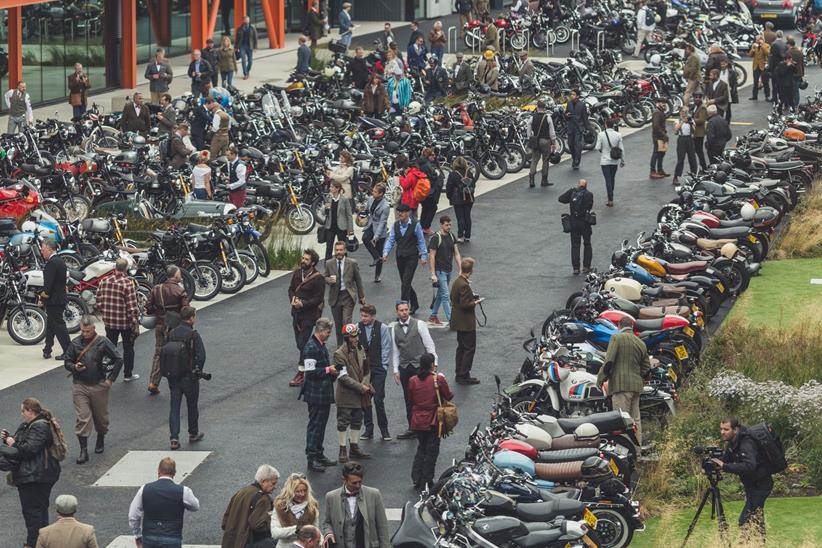 Distinguished Gentleman's Ride 2015 bikes line up