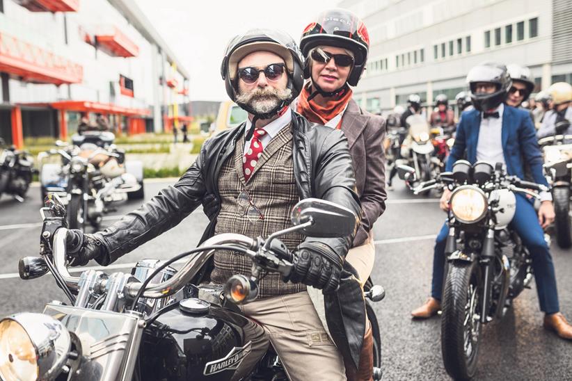 Rider and pillion at the 2021 DGR Photo: Mihail Jershov