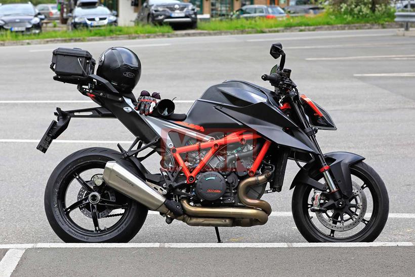 A side on view of the updated KTM 1290 Super Duke R