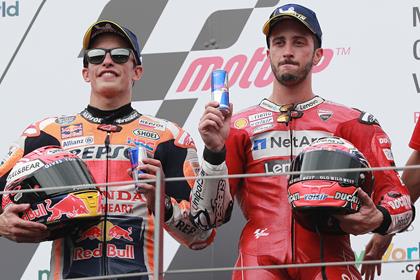 Dovizioso was in determined mood in Austria as he took the win ahead of Marc Marquez