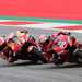 Dovizioso holds of a determined Marquez in Austria