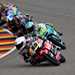 Fenati leads McPhee (17) in a thrilling Moto3 race at the Red Bull Ring
