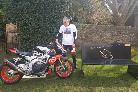 Bespoke memorial bench built for deceased biker by lifelong friend set to be placed at renovated Hartside Café site