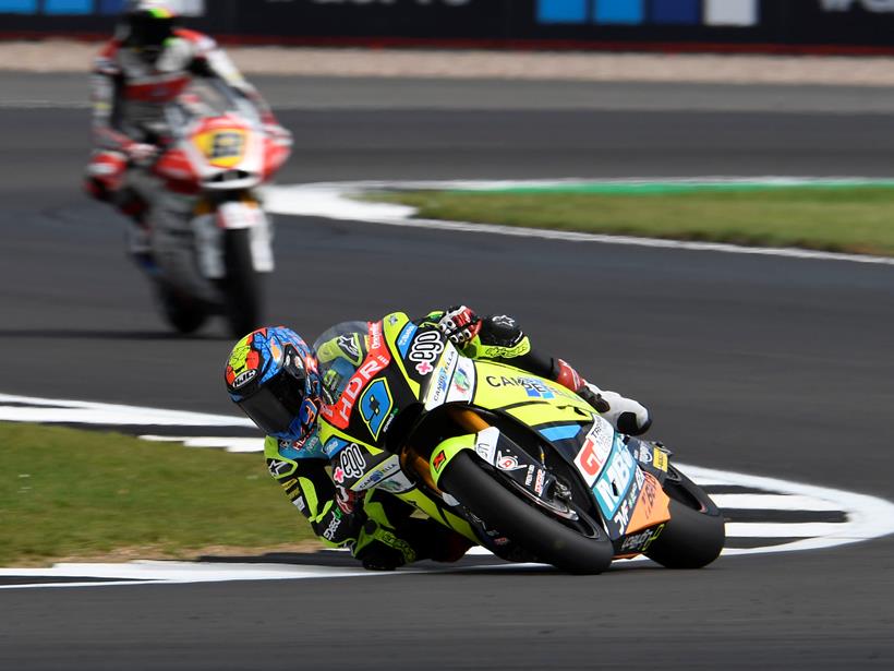 Jorge Navarro went fastest in Silverstone FP3