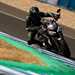 Knee down on the Triumph Street Triple RS