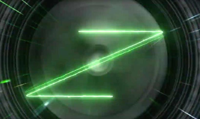 The first video shows the distinctive Kawasaki Z logo