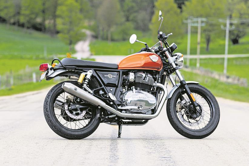 Royal Enfield Interceptor 650 with S&S upgrades