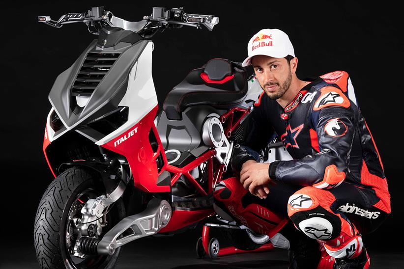 Andrea Dovizioso will help develop the Italjet Dragster range