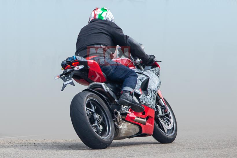 Ducati Panigale 959 spy shot rear