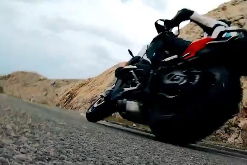 A glimpse of a bike in the second BMW teaser