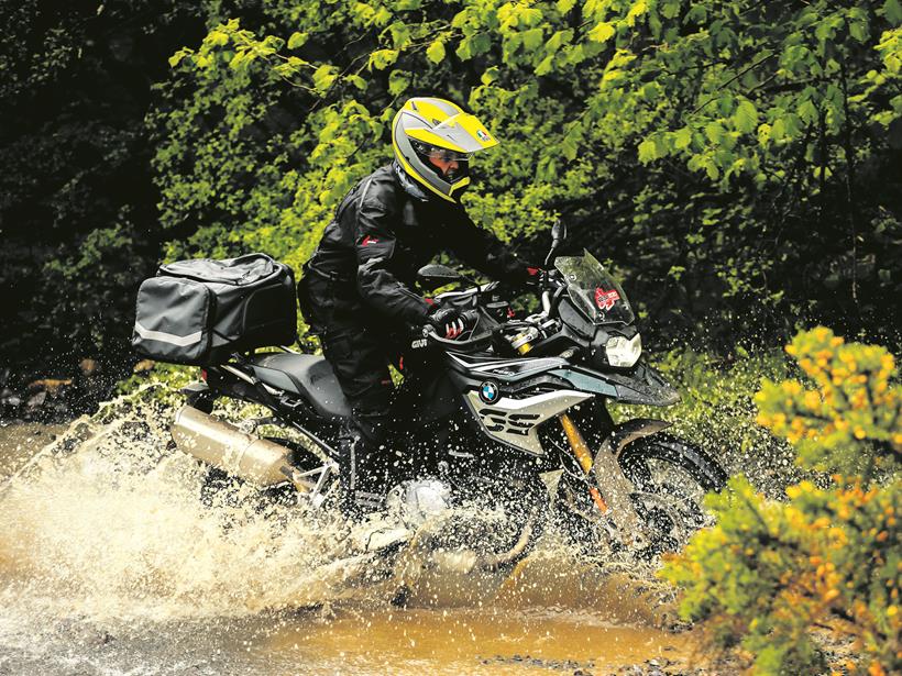 BMW GS water crossing 