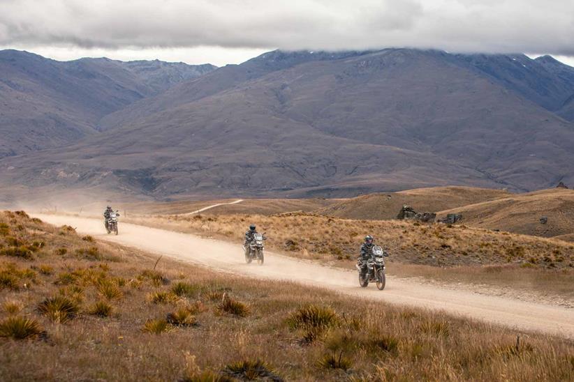 Riders on the BMW GS Trophy