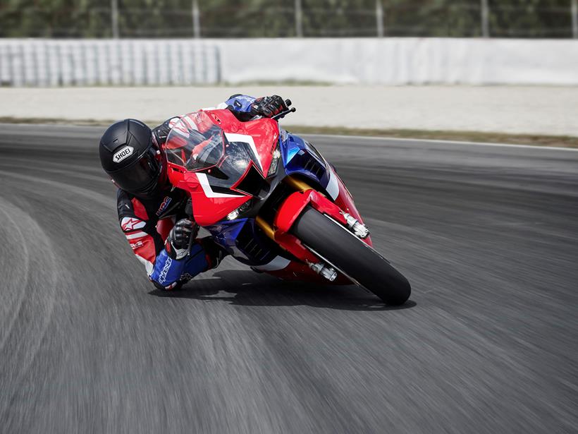 Marc Marquez Honda Fireblade SP test