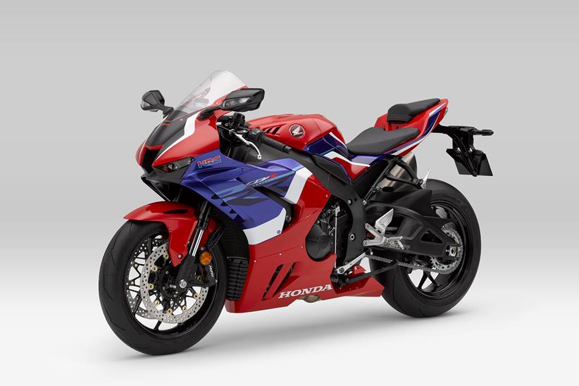 Honda CBR1000RR-R Fireblade front left red