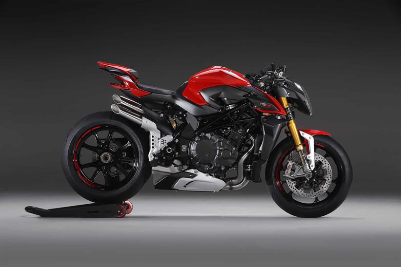 The MV Agusta Brutale 1000RR weighs 186kg dry