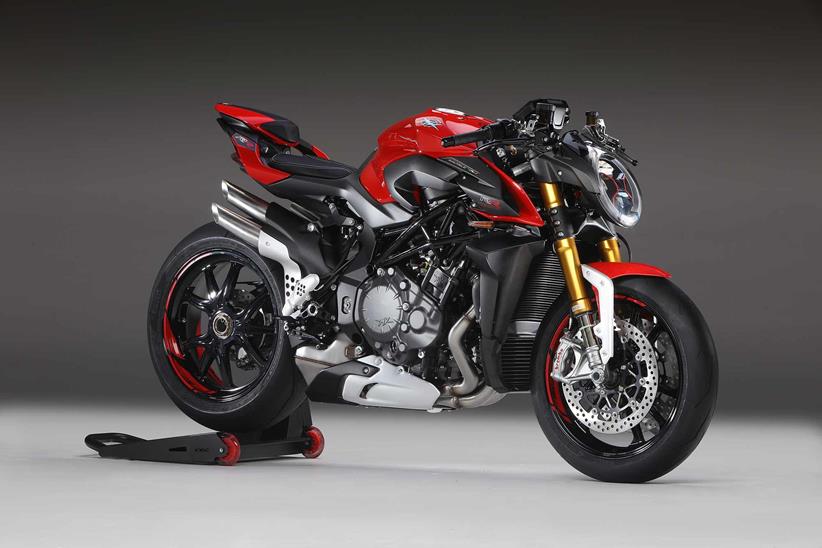 The MV Agusta Brutale 1000RR gets an eight-way traction control system