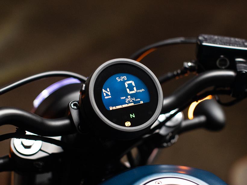 2020 Honda Rebel clock