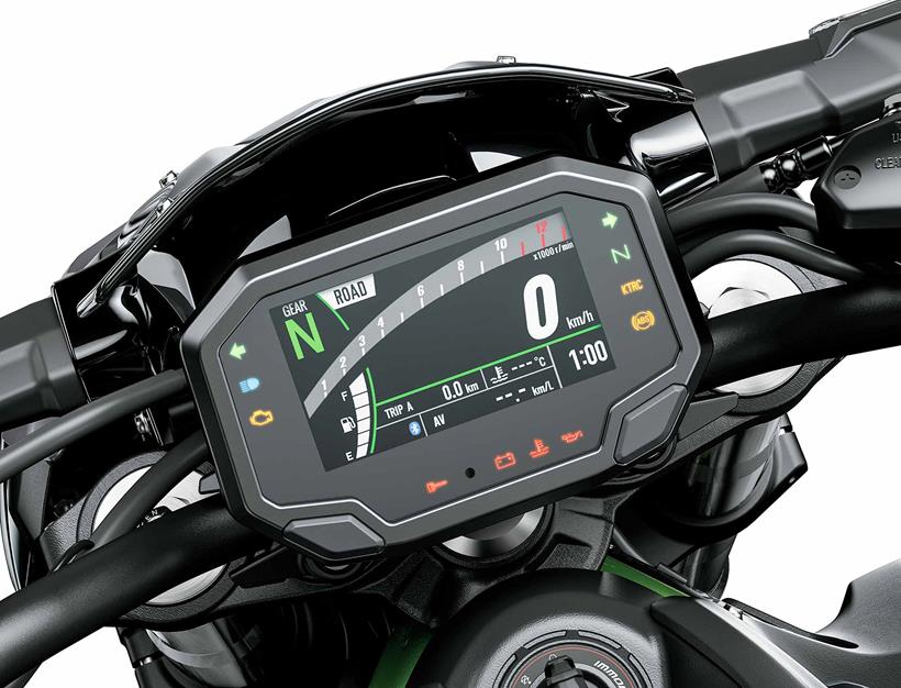 2020 Kawasaki Z900 TFT dash