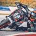 The KTM 890 Duke R is capable of serious lean angles