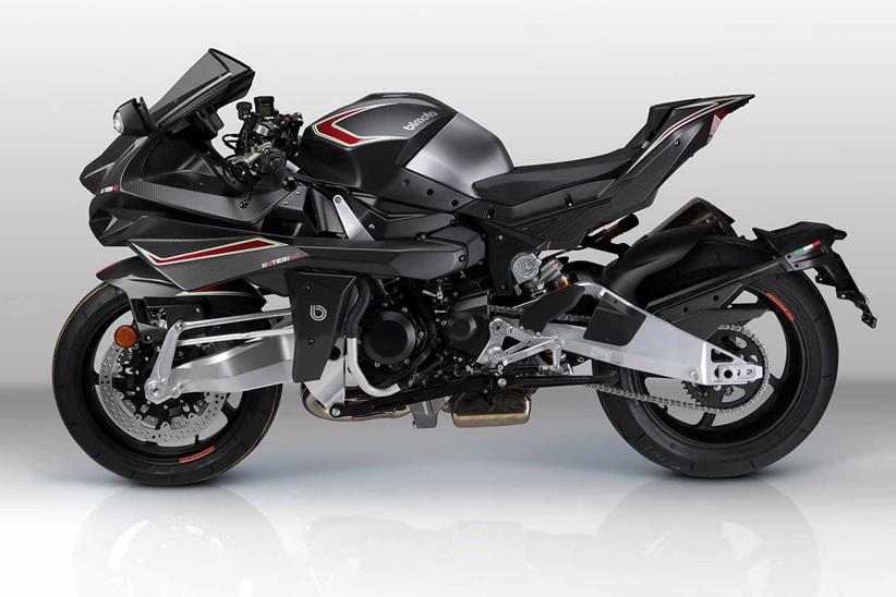 The Bimota Tesi H2 Carbon will arrive in March 2021