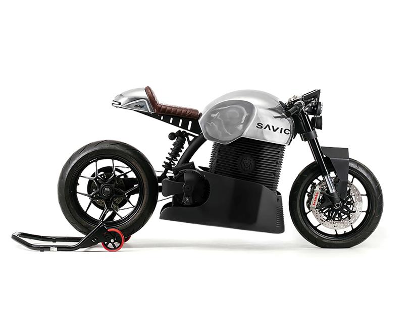 Savic electric motorbike profile