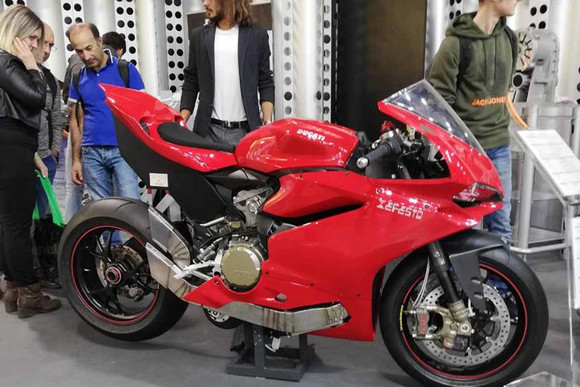 The hybrid kit is designed around the Ducati Panigale 1299