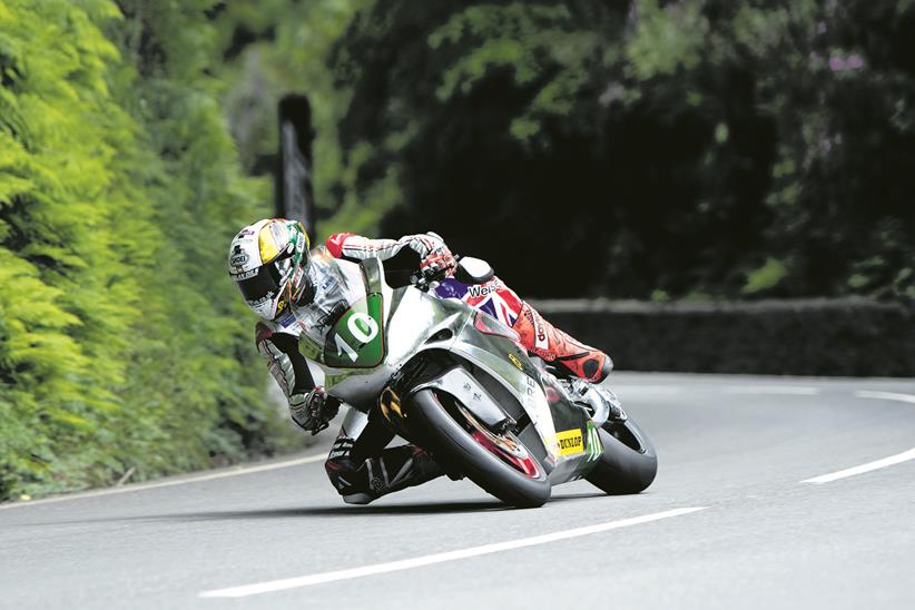 Peter Hickman on a Norton Superlight