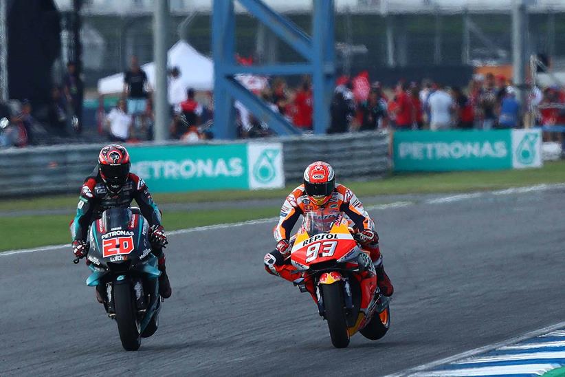 Marquez and Quartararo battle in Thailand