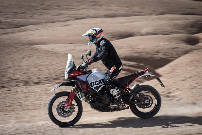 2024 Ducati Desert X - riding through sand