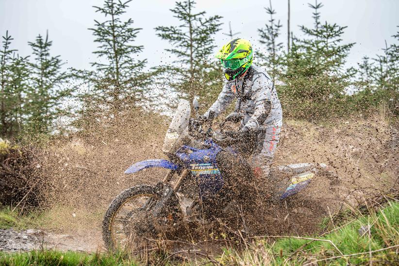 2024 Yamaha Tenere Extreme - riding through puddle