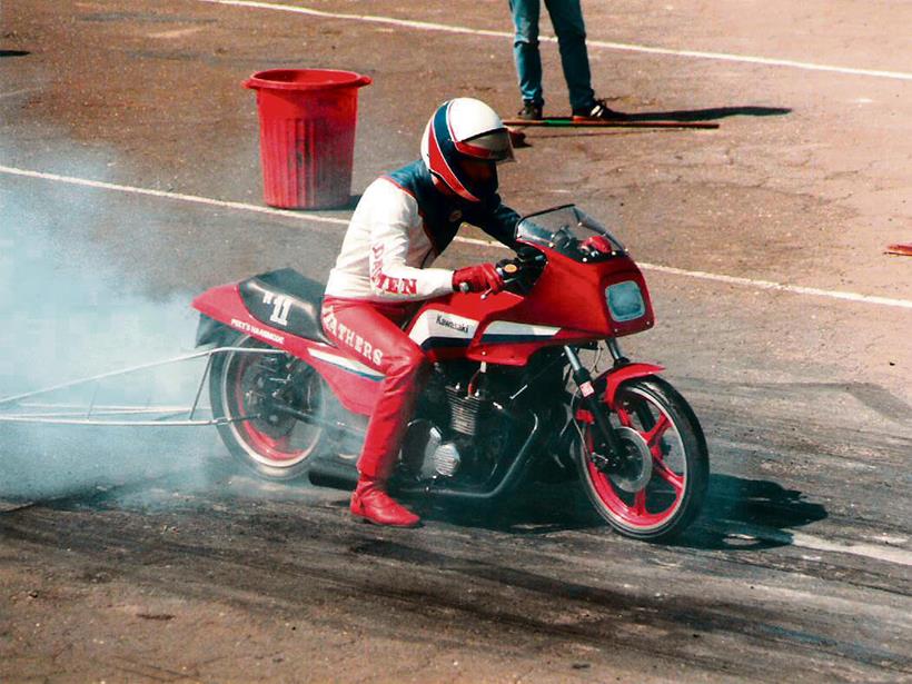 Burnout at the Melbourne Raceway