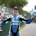 Dean Harrison celebrates his Senior TT win