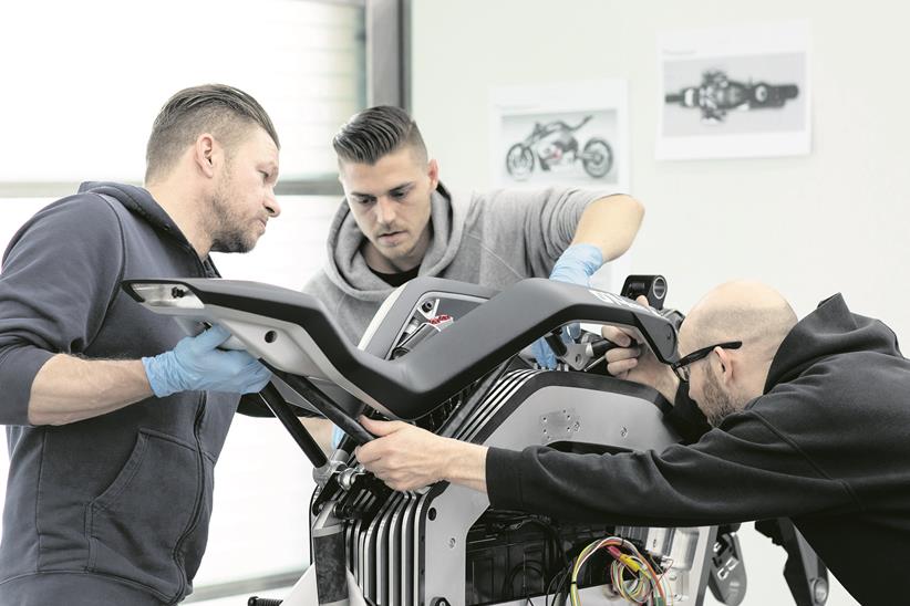 BMW carbon fibre frame technology