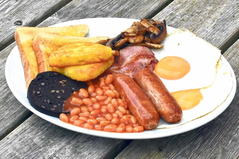 You can't beat a good cooked breakfast on a ride