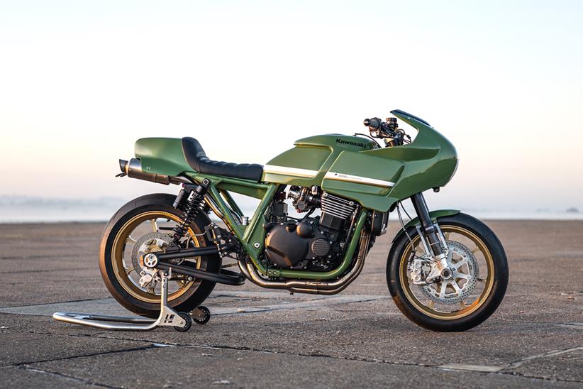 It's difficult not to go a little misty-eyed at this Kawasaki custom by deBolex