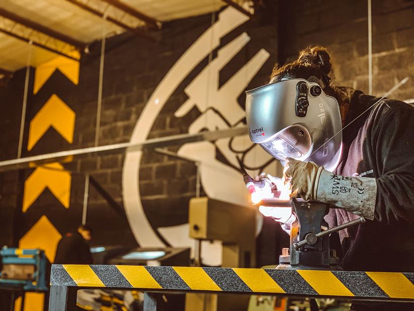 Work bench in the Machine Shop