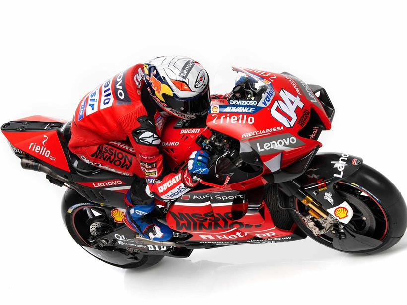 Dovizioso with the GP20 livery