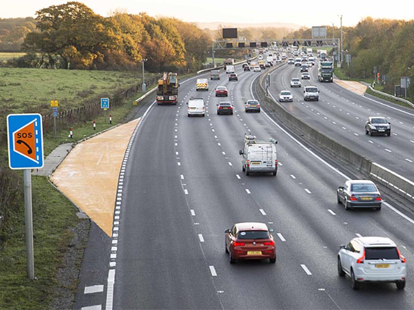 A UK smart motorway