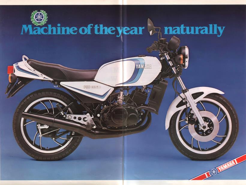 MCN's machine of the year for 1980 was the Yamaha RD350LC