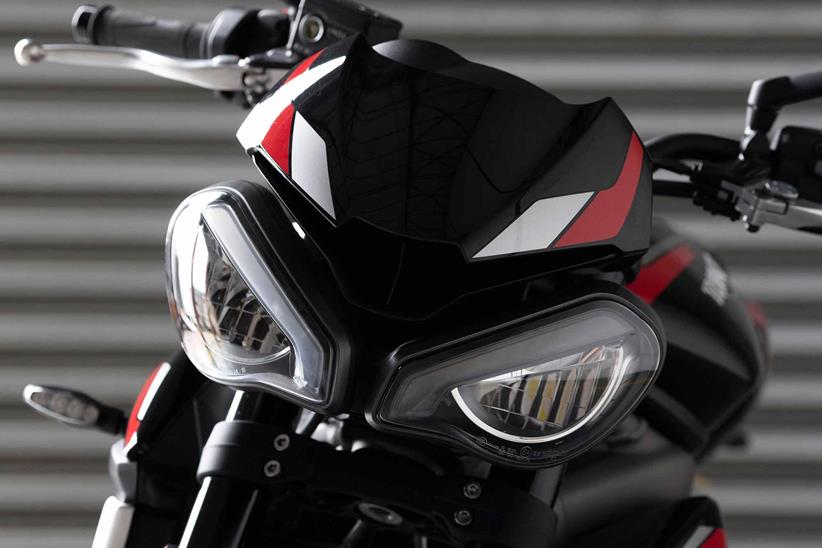 Triumph Street Triple 765 R headlights