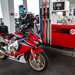 Honda Fireblade petrol station