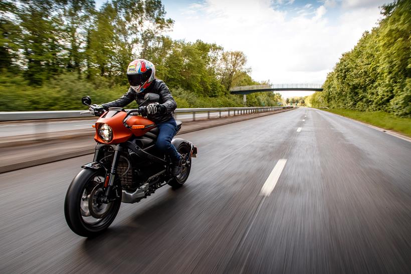 Harley-Davidson LiveWire on the road