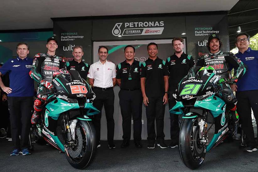 The Petronas Yamaha 2020 livery