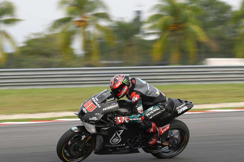 Fabio Quartararo ends the Sepang test on top