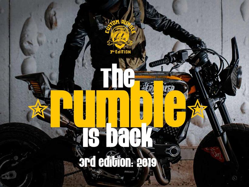 Ducati Custom Rumble poster