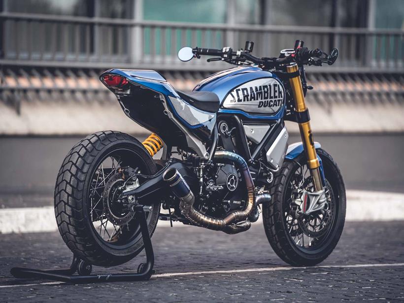 Custom Ducati Scrambler 1100 Sport Pro rear view